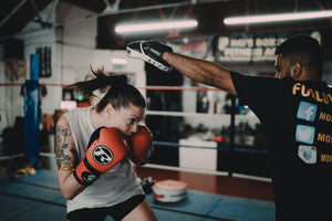 FIGHT LIKE A GIRL Boxing Girl Tattoo Muscle Tank